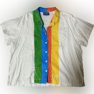Big Bud Press Painted Stripes Pantry Button-Up